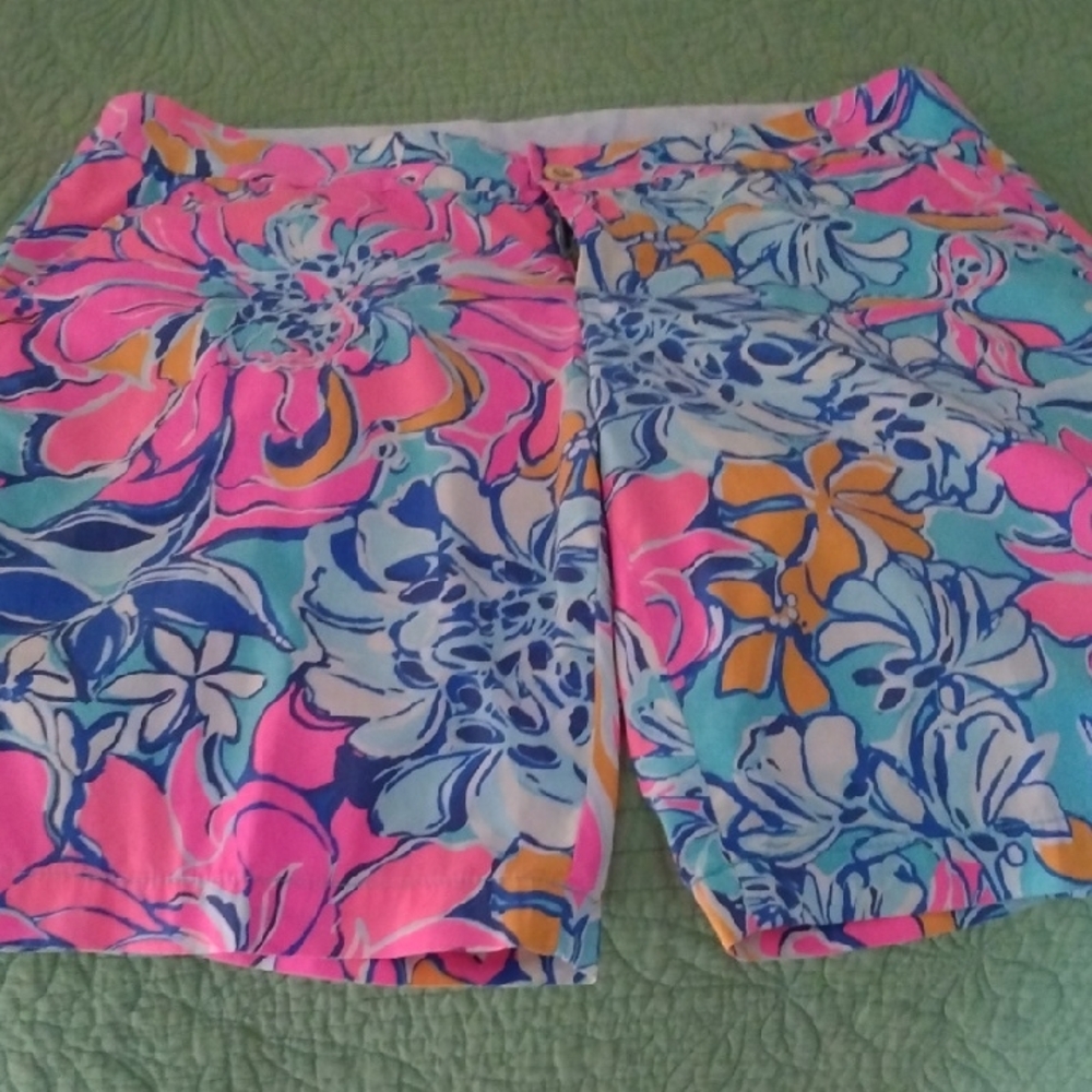 Lilly Pulitzer Chipper Shorts Size 12